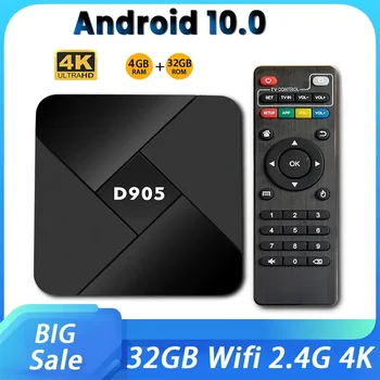 Smart TV Box Amlogic S905X Penta Core Mali-450 2,4 G Wifi 4K Телеприставка Youtube Видео Медиаплеер Для Телефона Android 10,0