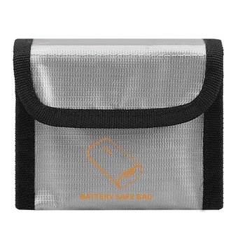 Аккумуляторная безопасная сумка для FPV AVATA Защитный чехол Литиевая аккумуляторная безопасная взрывозащищенный аксессуар, серебристый