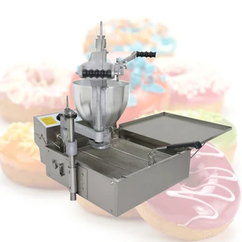 Высококачественная портативная полностью автоматическая коммерческая электрическая маленькая мини-машина для приготовления пончиков professional