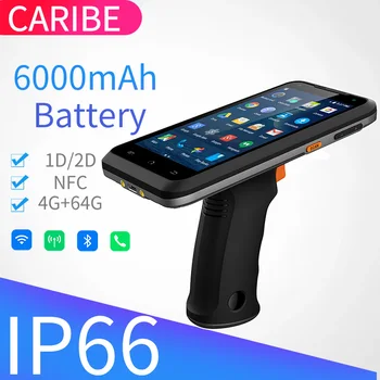 CARIBE PL-55L Ручка КПК Android 8.1 Сканер штрих-кода 1D Лазерный 2D QR-код Портативное Устройство для Сбора данных с РУКОЯТКОЙ