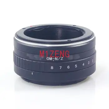 Наклонное переходное кольцо OM-NZ для объектива olympus om mount к полнокадровой беззеркальной камере nikon Z Mount Z5 Z6 Z7 Z6II Z7II Z9 ZFC Z50