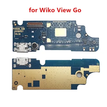 для Wiko View Go USB зарядное устройство Порт док-разъем печатная плата Лента Гибкий кабель ремонт экрана телефона запасные части