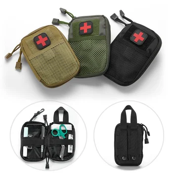 Медицинская Сумка EDC Охотничья Molle, Тактический чехол, Аптечки для оказания первой помощи, Аварийная сумка для выживания в походах, Поясная сумка для скорой помощи