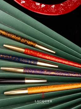 Роскошная Классическая Неосязаемая Крупная Лакированная ручка ручной работы с шестью цветами для подписи