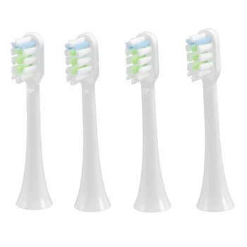 4 шт. Сменные Головки Зубных щеток для Xiaomi SOOCAS V1X3/X3U X1/X3/X5 Электрические Головки Зубных Щеток Белый