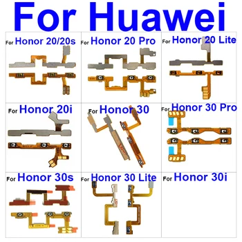 Гибкий Кабель Регулировки громкости Для Huawei Honor 20 30 Pro 20 30 Lite Для Honor 20i 30i 20S 30S Кнопки Регулировки громкости и спуска затвора Гибкая Лента