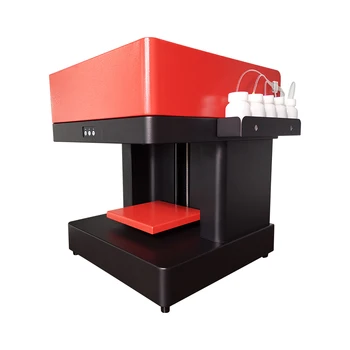 Кофейный принтер на 4 чашки для кексов, напитков, Макарун, Печатная машина для кофе, кофейный принтер с системой подачи чернил CISS