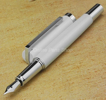 Перьевая ручка Baoer White & Silver M С наконечником 0,5 мм Для пишущей ручки BFP002
