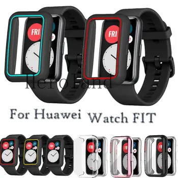 Силиконовый защитный чехол HeroIand для Huawei Watch, защитный чехол на весь экран из ТПУ, аксессуары для корпуса часов, мягкий бампер в виде ракушки