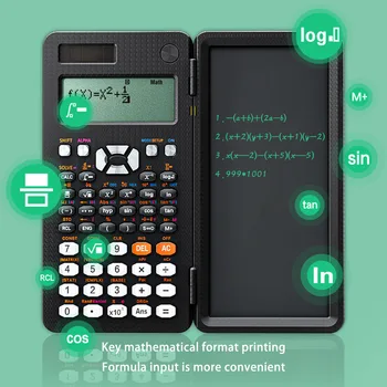 Научный калькулятор Блокнот Профессиональное вычислительное устройство с ЖК-экраном