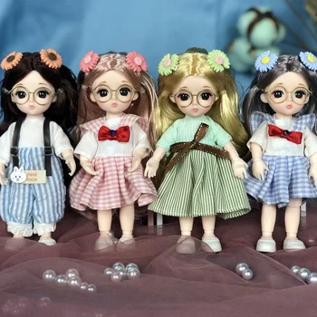 16 см Милая кукла, 13 Суставов, Подвижная кукла-принцесса, игрушка, кукольный домик, подарок для девочек, кукла Bjd