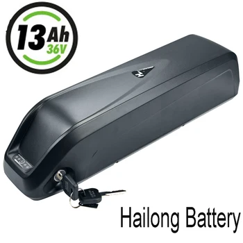 Hailong DownTube 18650 литиевые аккумуляторы для электровелосипедов 36V 13Ah 48V для электровелосипеда с USB Akku