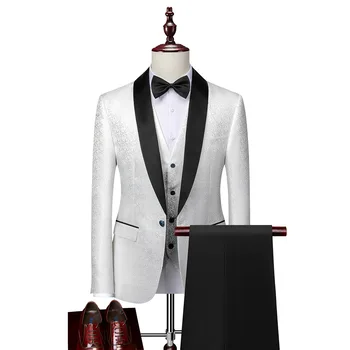 Сшитое на заказ Свадебное платье Жениха, Блейзер, Деловые Классические брюки SA05-99599