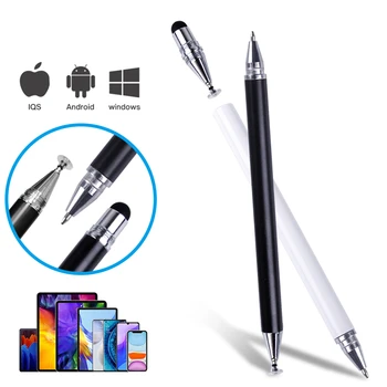 Стилус 3 В 1, Многофункциональный планшет, ручка с сенсорным экраном для мобильного телефона, Портативная Металлическая Емкостная ручка для рисования Для iPad, Универсальная