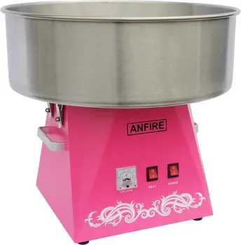 Аппарат для производства сахарной ваты Розовая вата-мулине для наборов или вечеринок - включает в себя 10 рожков и совок