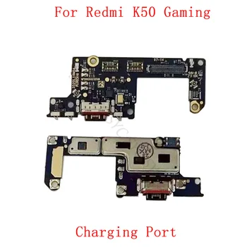 USB Разъем для зарядки, плата порта, Гибкий кабель Для Xiaomi Poco F4 GT, Redmi K50, игровой порт для зарядки, Запчасти для ремонта