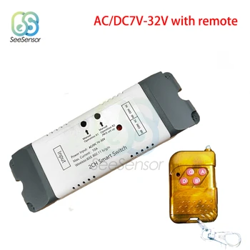 AC85V-250V AC/DC7V-32V 2-канальный WiFi релейный модуль, Умный WiFi Пульт дистанционного управления, беспроводной переключатель, таймер для Умного дома