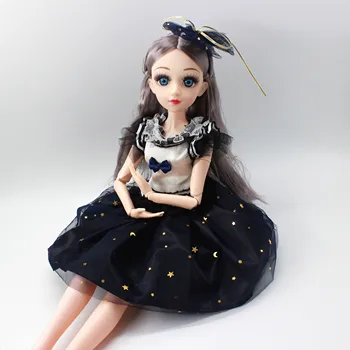 60 см кукла BJD с одеждой Принцессы, аксессуары, Подвижные шарнирные куклы 1/3, Свадебное платье, игрушки для девочек в подарок