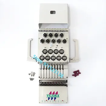Запасные части для вышивальной машины Tajima, 9 игл, 9 цветов, полный комплект, основа для натяжения нитей В сборе Без электронной платы