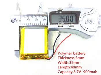145094-3, 7 В 900 мАч 503540 Литий-полимерная Li-Po литий-ионная Аккумуляторная батарея элементы для Mp3 MP4 MP5 GPS оборудование для PSP мобильный Bluetooth