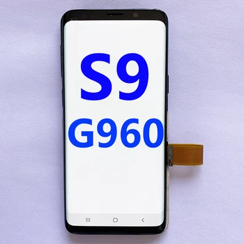 Оригинальный AMOLED G960 ЖК-дисплей Для Samsung Galaxy S9 G960F ЖК-дисплей С Рамкой 5,8 