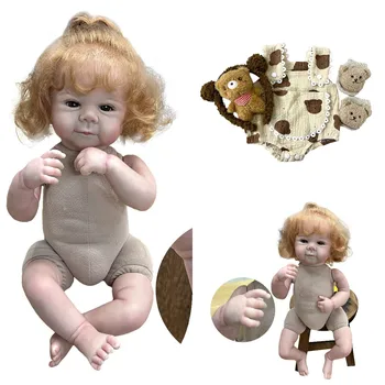 Реалистичная Кукла ручной работы Reborn Bebe 18-20 Дюймов, Нарисованная художниками muñecas reales para niñas