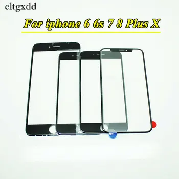 cltgxdd Черное Белое Новое Внешнее Стекло для iPhone 6 6G 6S Plus 7 8 Plus 6P 7P 8P ЖК Сенсорный экран Дигитайзер Переднее Стекло Ремонт Объектива