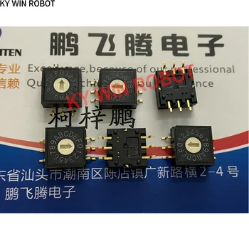 1ШТ Тайвань DIP RM3A-16R-V-B 0-F/16 бит поворотный кодирующий переключатель 3: 3 контактное положение положительный код верхняя регулировка патч 6 футов