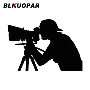 BLKUOPAR Фотограф снимает Наклейки на автомобиль, индивидуальность, водонепроницаемая наклейка на бампер ноутбука, крышка топливного бака, Стайлинг автомобиля