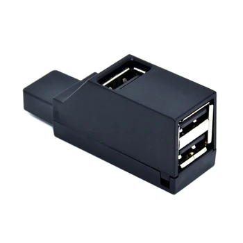 Простой USB-концентратор Доступны 3 порта, адаптер USB 2.0 поддерживает передачу данных