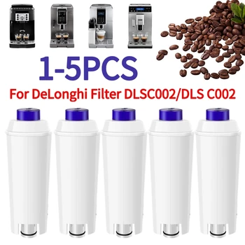 Картриджи для фильтра воды с активированным углем Система фильтрации воды, Умягчитель для кофемашины, Фильтрующий картридж для Delonghi Dlsc002