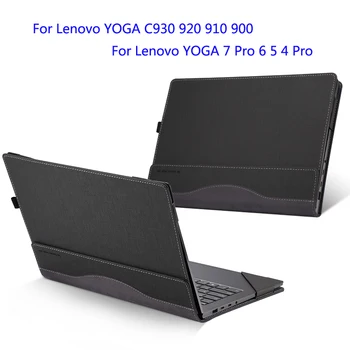 Чехол Для Ноутбука Lenovo Yoga 7 6 5 4 Pro С Подкладкой Для Йоги C930 920 910 900 Унисекс, Защитный Чехол Из Искусственной Кожи в стиле Пэчворк, Подарок