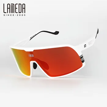LAMEDA 2023, Новые красочные велосипедные очки для верховой езды, мужские и женские дорожные велосипедные солнцезащитные очки, защищенные от ветра и ультрафиолета