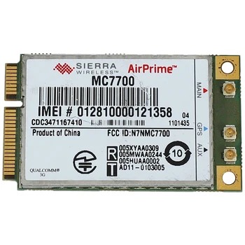 Разблокированная карта MC7700 3G/4G WWAN для Sierra Airprime, 100 Мбит/с 4G/3G LTE/FDD/WCDMA/Edge GPS модуль для Windows/Linux