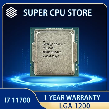 Процессор Intel Core i7-11700 i7 11700 2,5 ГГц Восьмиядерный 16-поточный ЦПУ L3 = 16 Мб 65 Вт LGA 1200