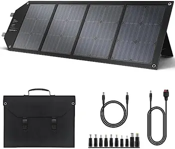 Складная Солнечная панель с USB QC 3.0, выходом 12-15 В постоянного тока, Портативное солнечное зарядное устройство с технологией быстрой зарядки для Power Bank, iPhon