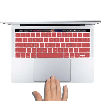 Для Apple Macbook 2016 2018 Pro 13 15 Touch Bar A1706 A1989 A1707 A1990 A2159 Силиконовая Кожа Водонепроницаемая Крышка клавиатуры с раскладкой США