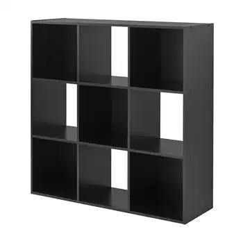 Органайзер для хранения на 9 кубиков, черный