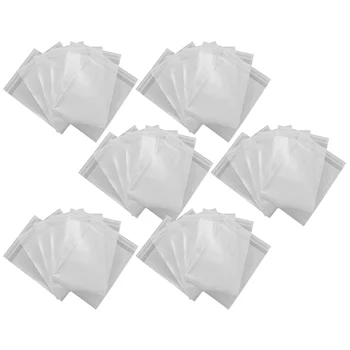100шт Бумажных Поделок Клейкая Конфета Бумажный мешочек для конфет для пищевых продуктов Пакеты для угощений Самоклеящиеся Поделки Пакеты для выпечки конфет