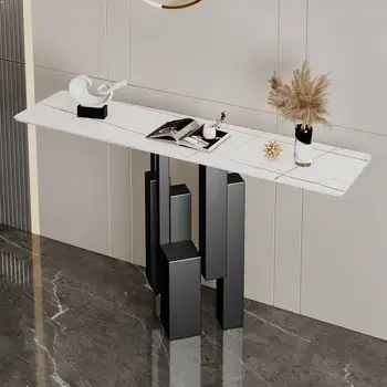 Роскошный прямоугольный Приставной столик Скандинавского дизайна, Современный японский Приставной столик, Минималистичный Белый стол, Басы Для Салона Мебели для дома