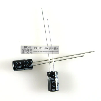 Электролитический конденсатор 16 В 10 мкФ объемом 8X3 мм