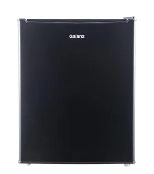 Однодверный мини-холодильник объемом 2,7 кубических фута, черный, Estar