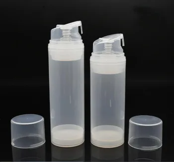 100 мл 3,51 унции пластиковая прозрачная безвоздушная бутылка для лосьона, эмульсии, сыворотки, геля, крема, основы для ухода за кожей, косметическая упаковка
