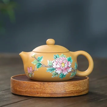 Ситечко для Пуэра, Китайский чайник для заварки высшего сорта, Чайная церемония из Исинской Фиолетовой Глины, Кухонные принадлежности Tetera Theiere