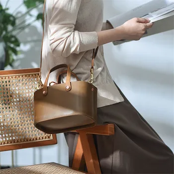 Винтажная модная дизайнерская верхняя сумка из воловьей кожи для дам, органайзер для вечеринок на открытом воздухе, сумка через плечо из натуральной кожи