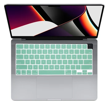 Чехол для клавиатуры ноутбука для MacBook Air M2 A2681 Pro14 A2442/MacBook Pro 16 A2485 2021 M1Color Силиконовый Протектор клавиатуры