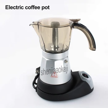 Новый бытовой электрический кофейник для эспрессо Пищевой ABS + алюминиевая Плита кофеварка кафе мокко горшок 220 В 480 Вт 1 шт.
