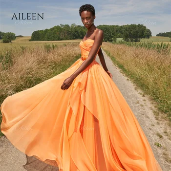 Вечернее платье Aileen для женщин, Элегантные вечерние платья для длинных свадебных шифоновых Шикарных и элегантных женских платьев, вечерний халатик в стиле Милой девушки