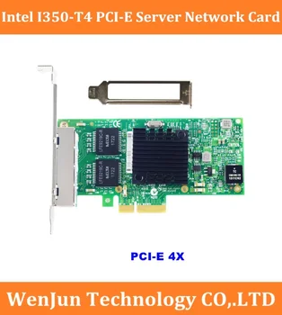 новая сетевая карта I350-t2 с 2 портами/I350-T4 с 4 Портами Gigabit Ethernet PCI-E PCI-Express X4 intel I350AM4 Server Adapter Сетевая карта