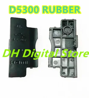 Для Nikon D5300 Резиновая крышка USB-разъема, совместимая с HDMI, Замена микрофона AV/OUT камеры, Замена запасной части